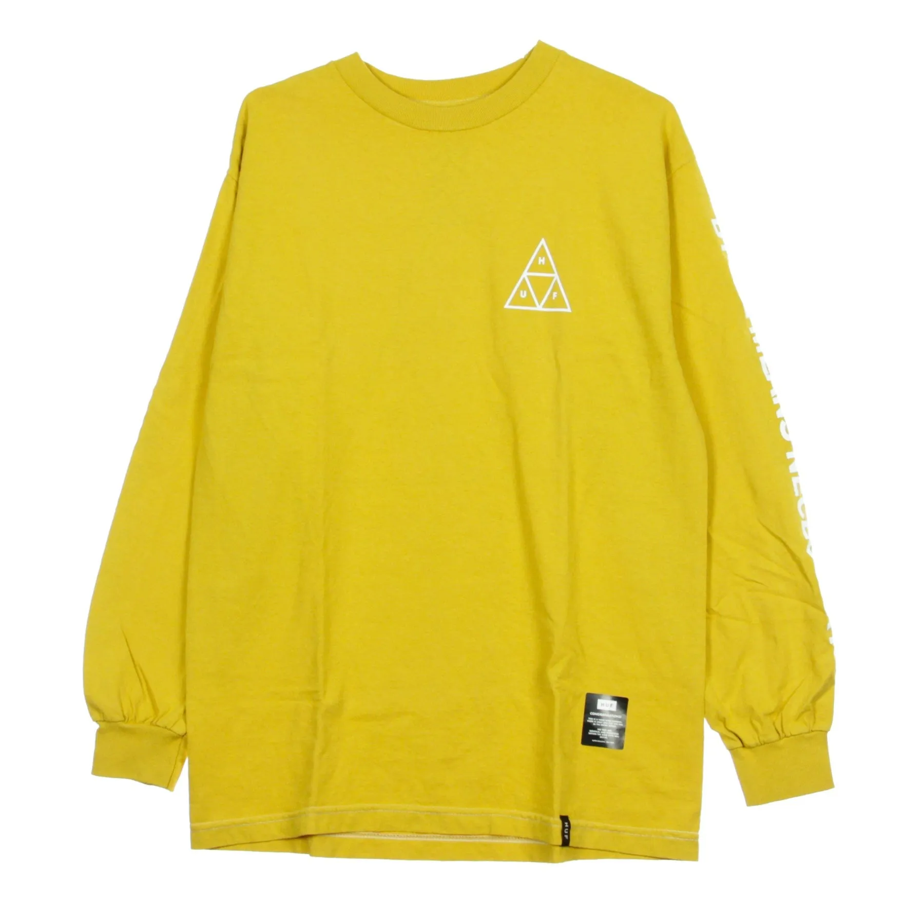 Maglietta Manica Lunga Uomo Essentials Tt L/s Mineral Yellow