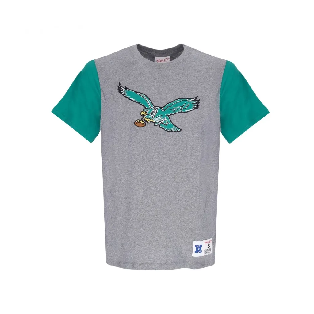 maglietta uomo nfl color blocked tee phieag GREY HEATHER