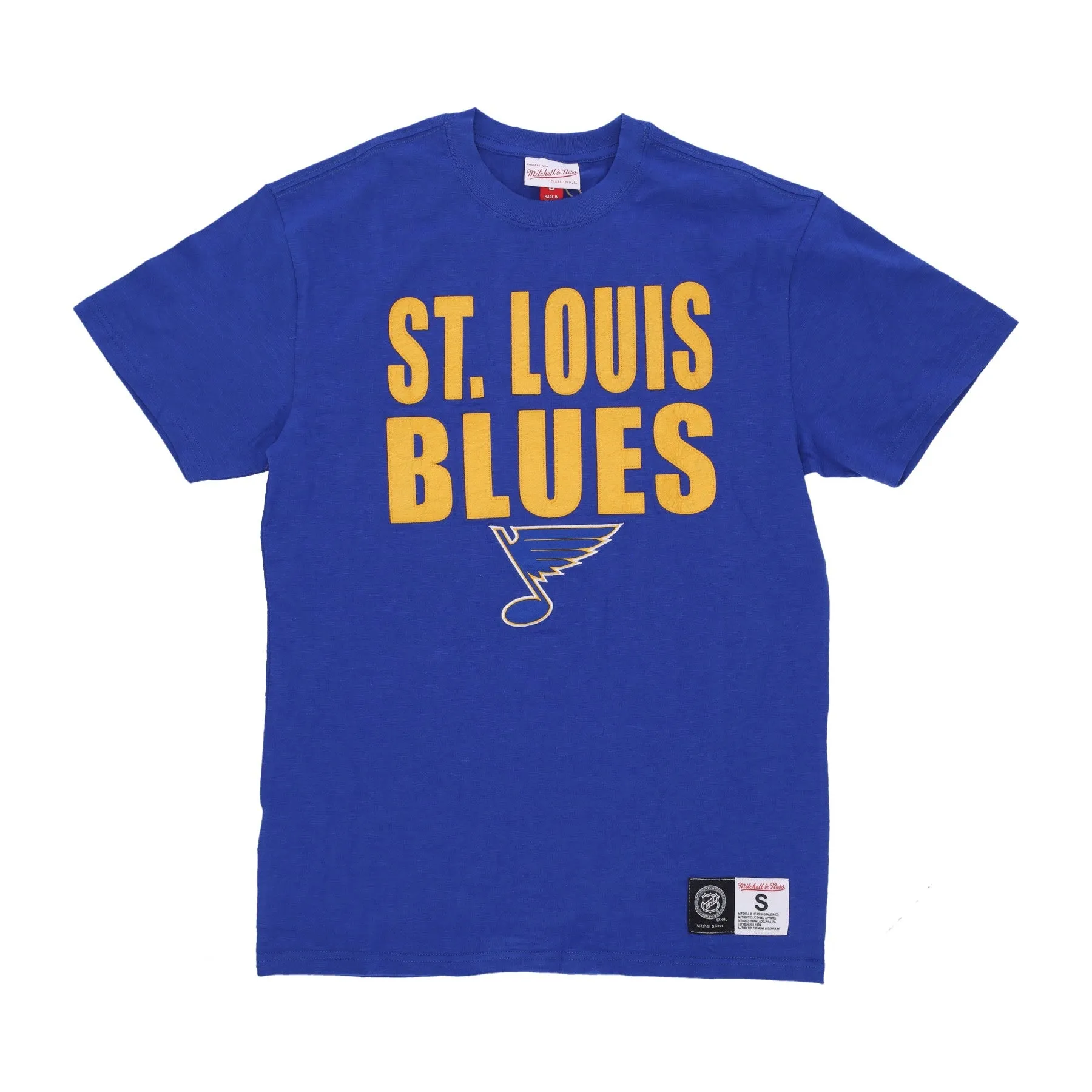Maglietta Uomo Nhl Legendary Slub Tee Stlblu Original Team Colors