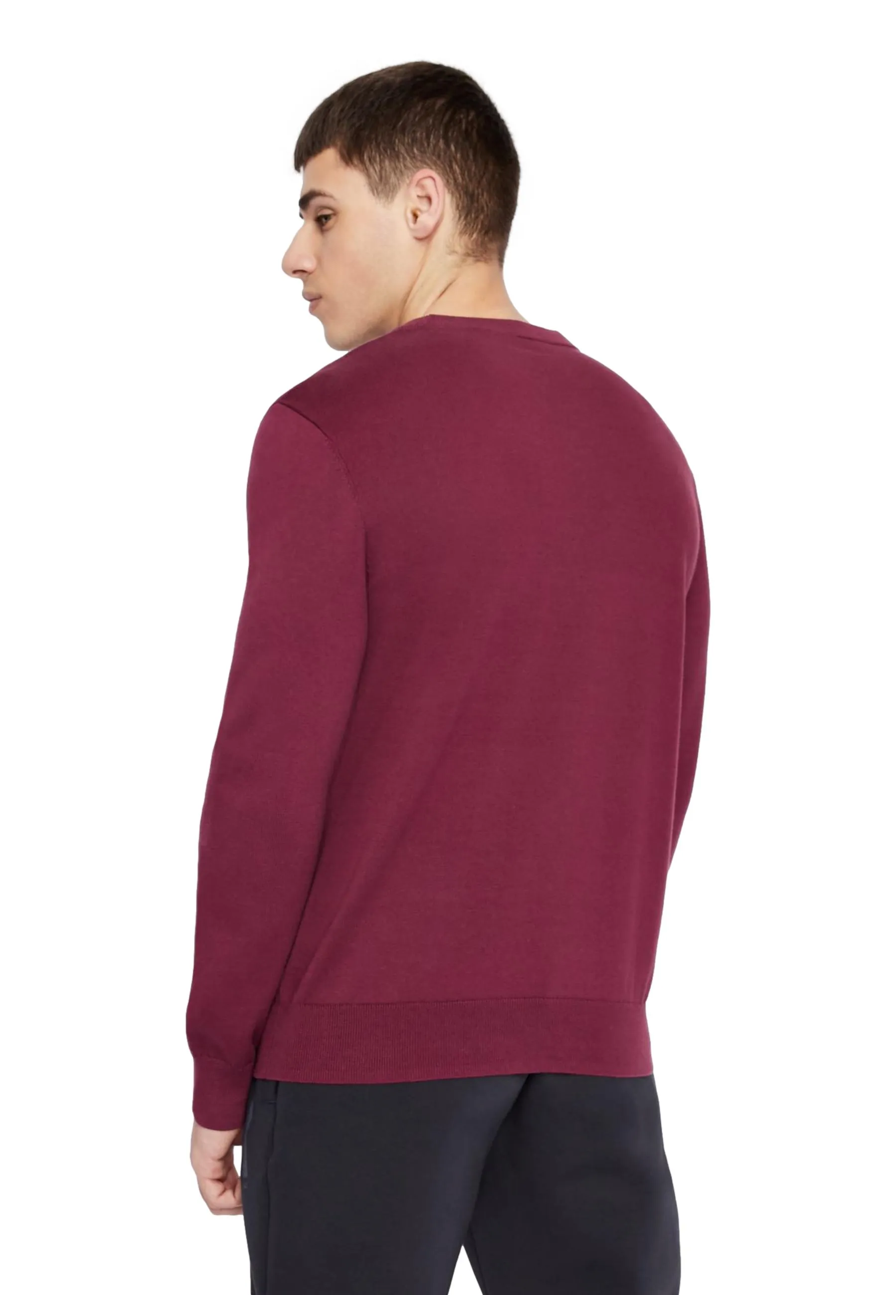Maglione con logo a rilievo