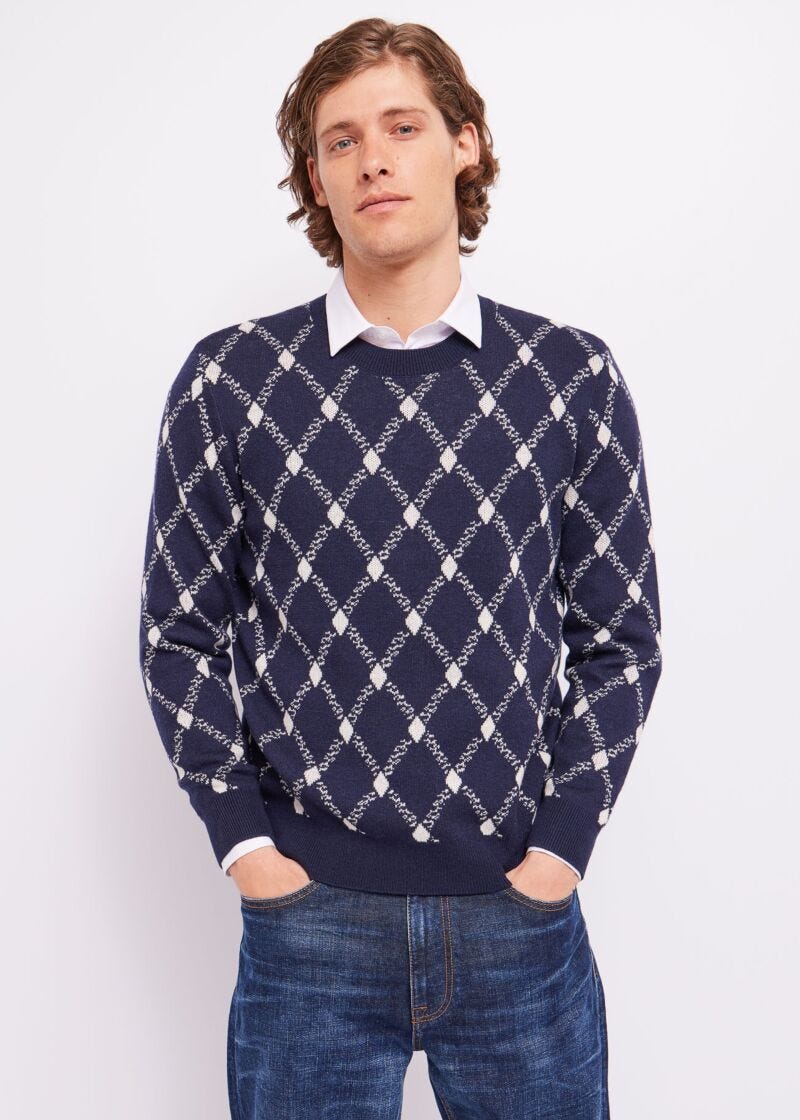 Maglione jacquard