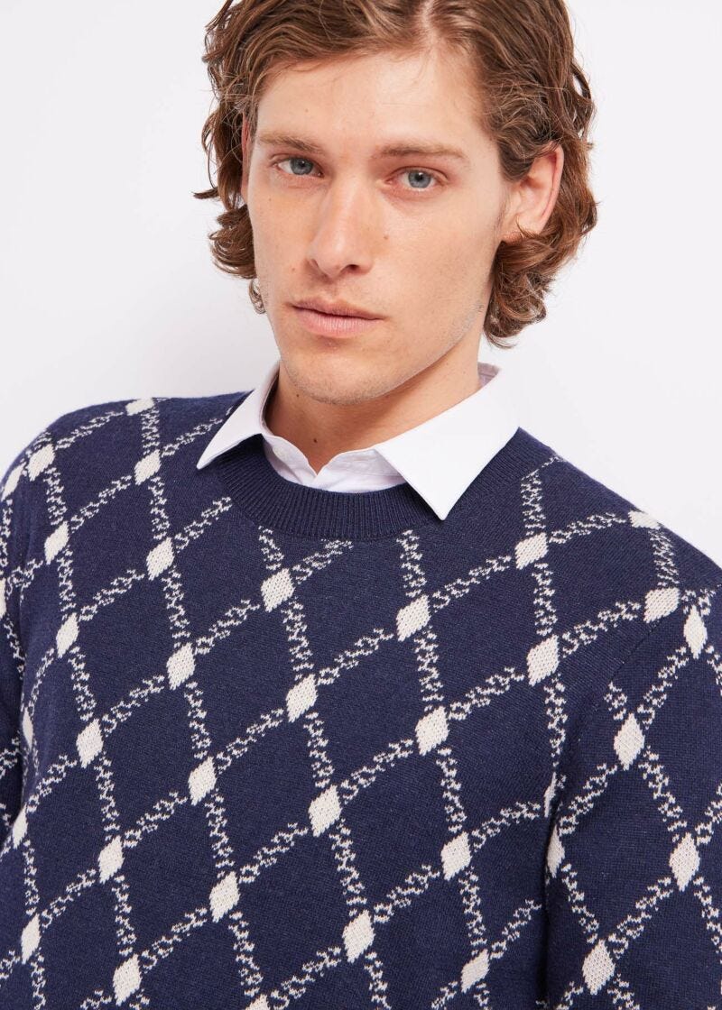 Maglione jacquard