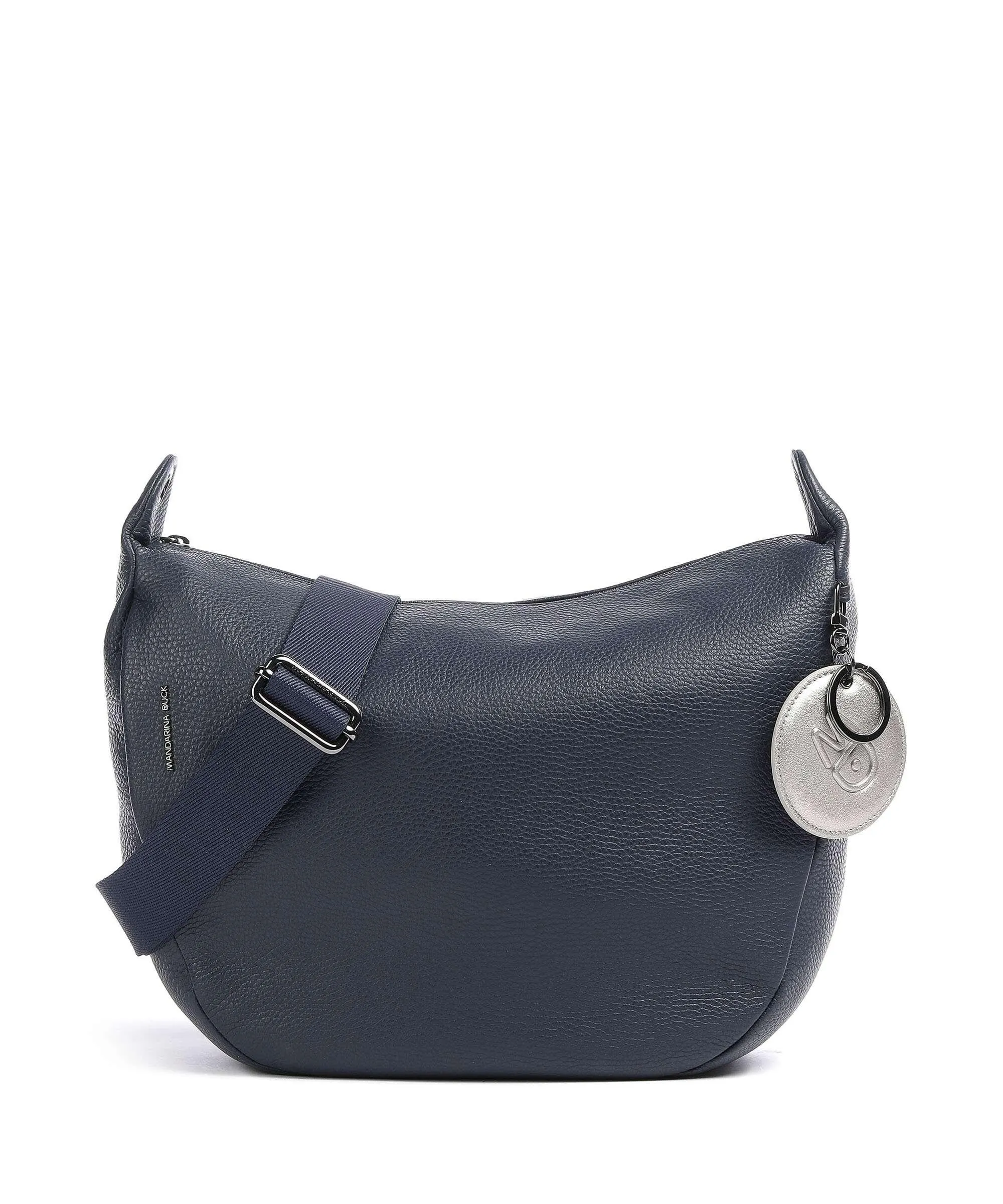  Mandarina Duck Mellow Leather Borsa a spalla pelle di vitello grana navy  