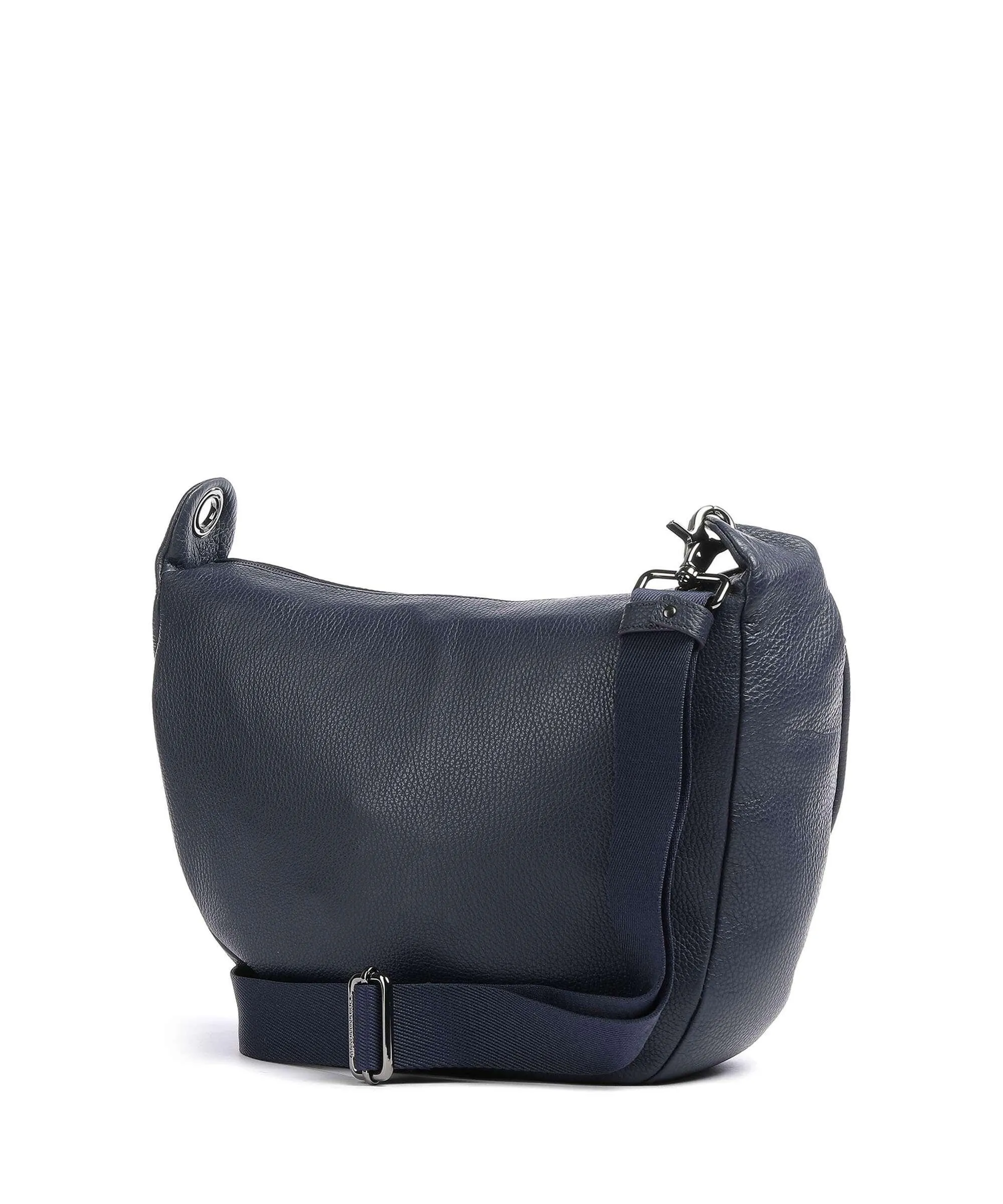  Mandarina Duck Mellow Leather Borsa a spalla pelle di vitello grana navy  