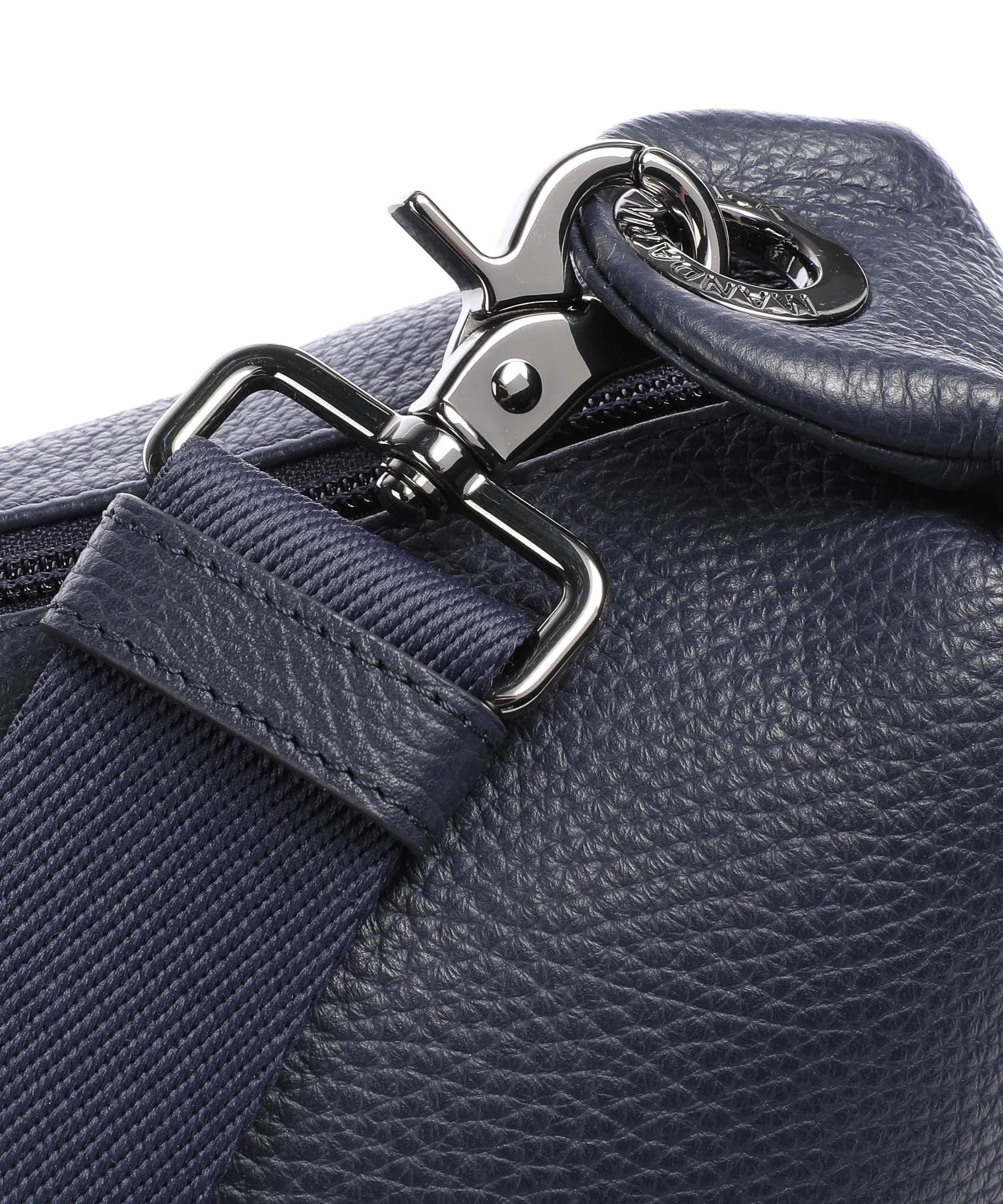  Mandarina Duck Mellow Leather Borsa a spalla pelle di vitello grana navy  
