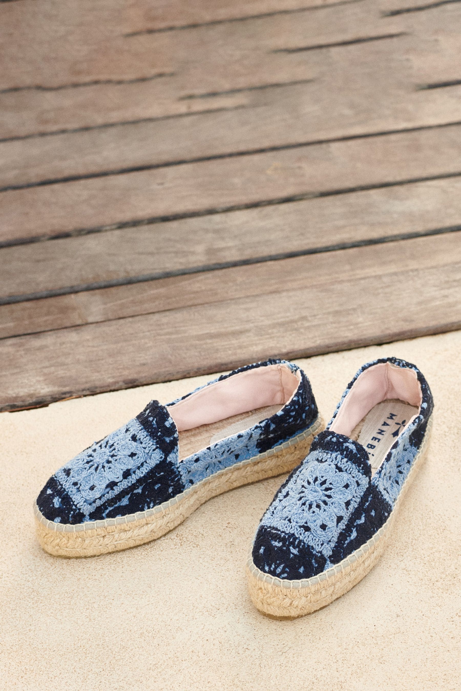 Manebi Blu - Espadrillas con doppia suola