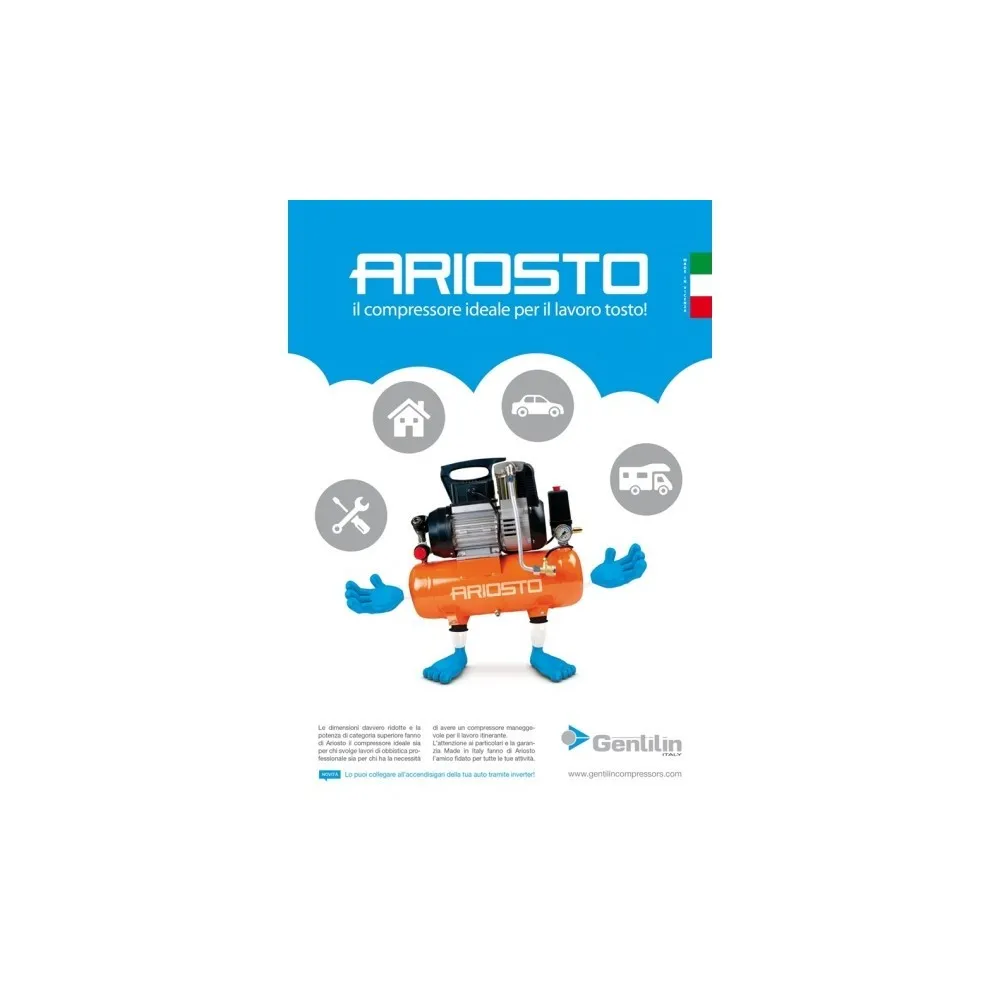 Mini compressore Gentilin Ariosto lt. 5