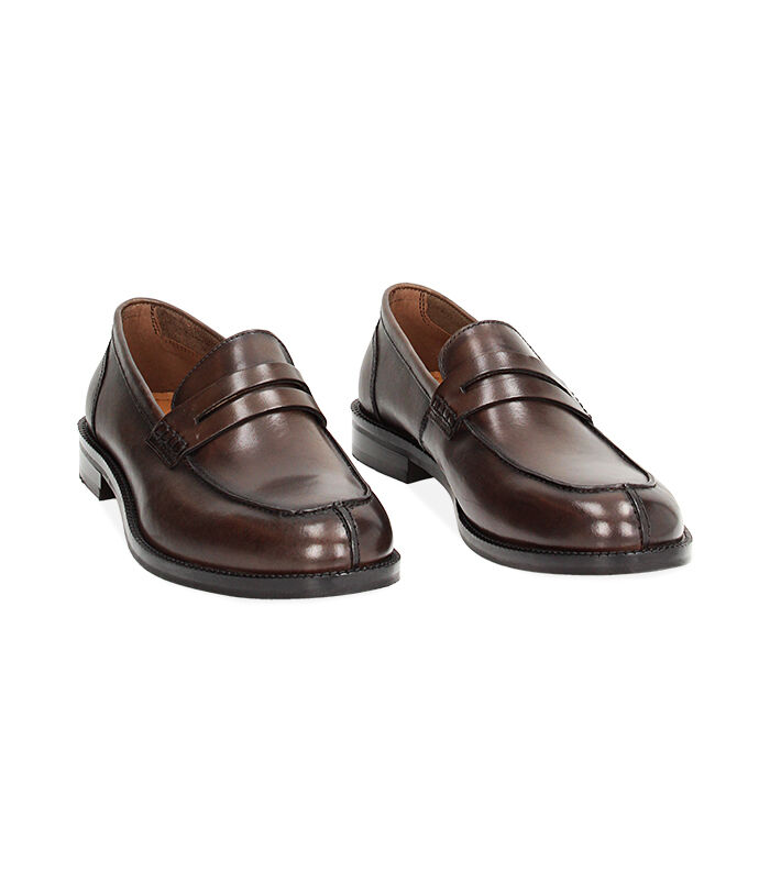 Mocassini classic moro in pelle