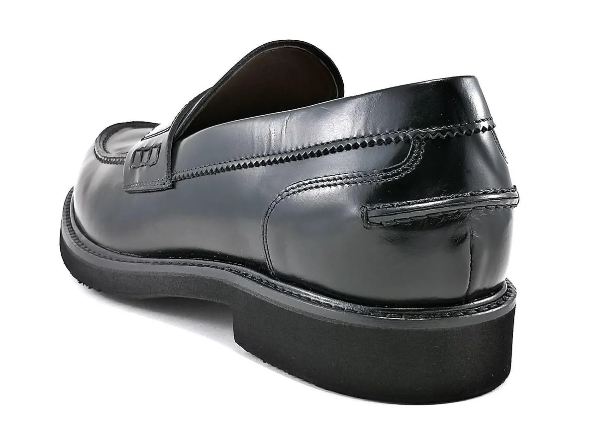   MOCASSINO COLLEGE UOMO ELEGANTE NERO GIARDINI A901140U  