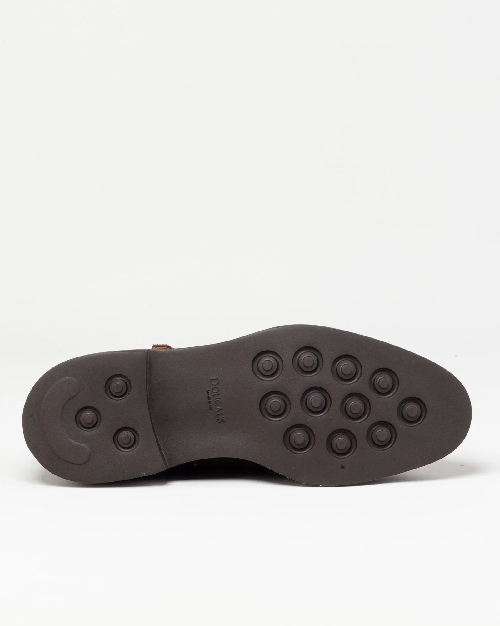 Mocassino in suede doppia fibbia