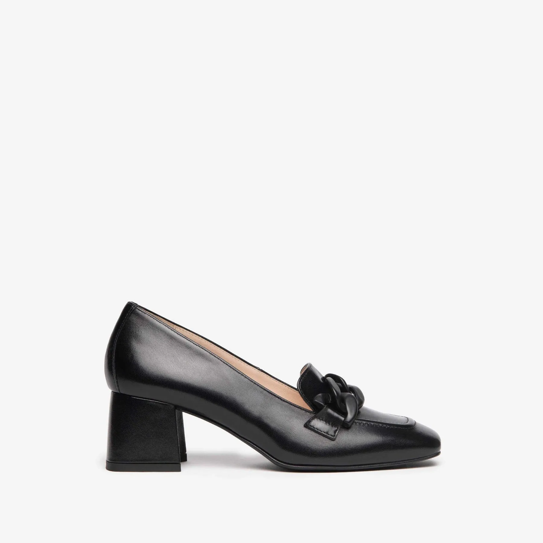 NERO GIARDINI Mocassino Con Tacco Donna - I205650DE Nero  