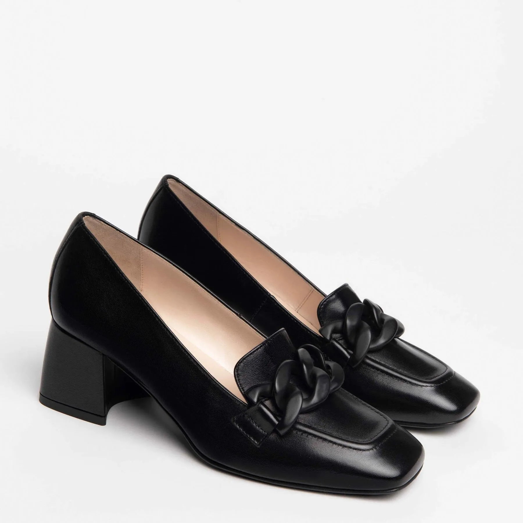 NERO GIARDINI Mocassino Con Tacco Donna - I205650DE Nero  