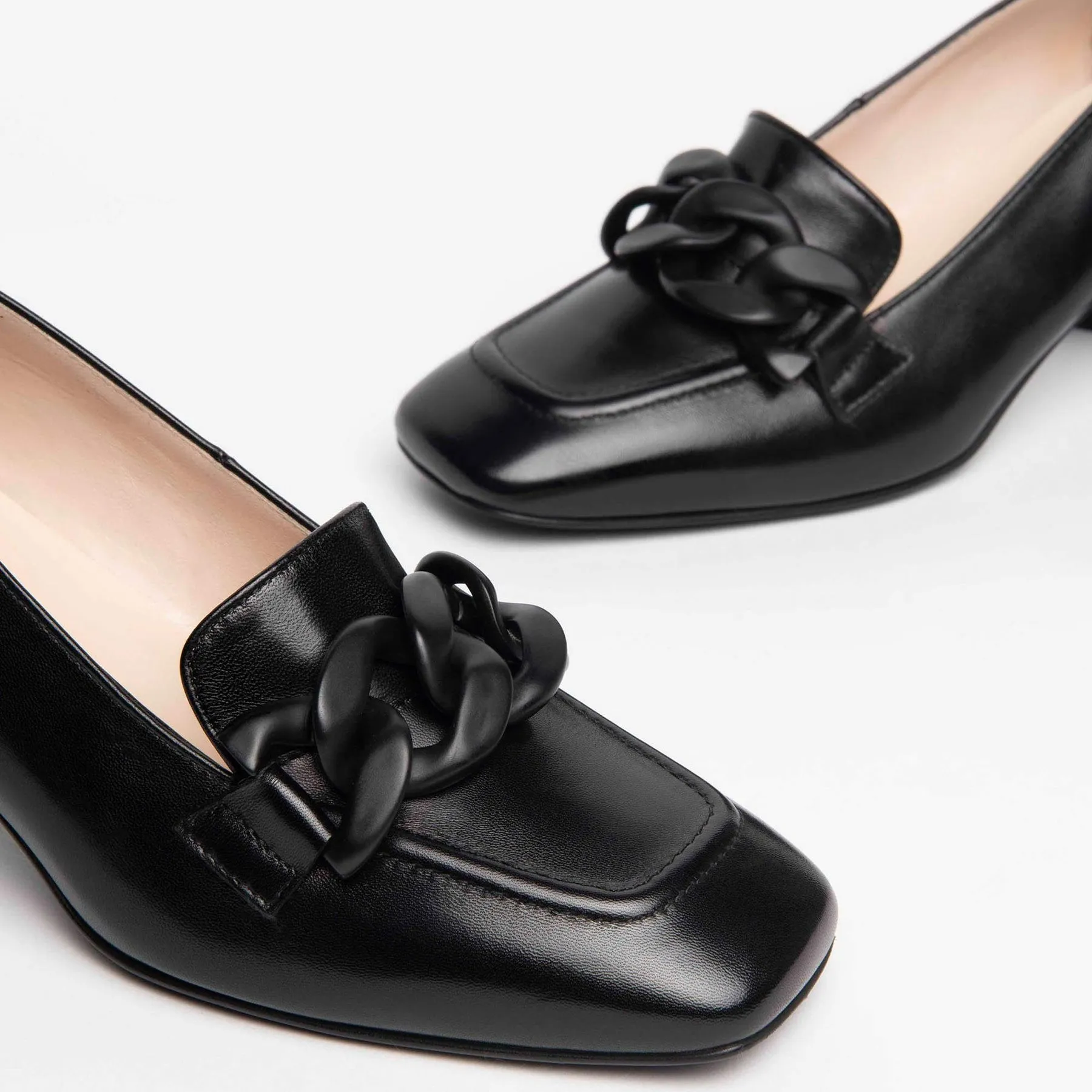 NERO GIARDINI Mocassino Con Tacco Donna - I205650DE Nero  