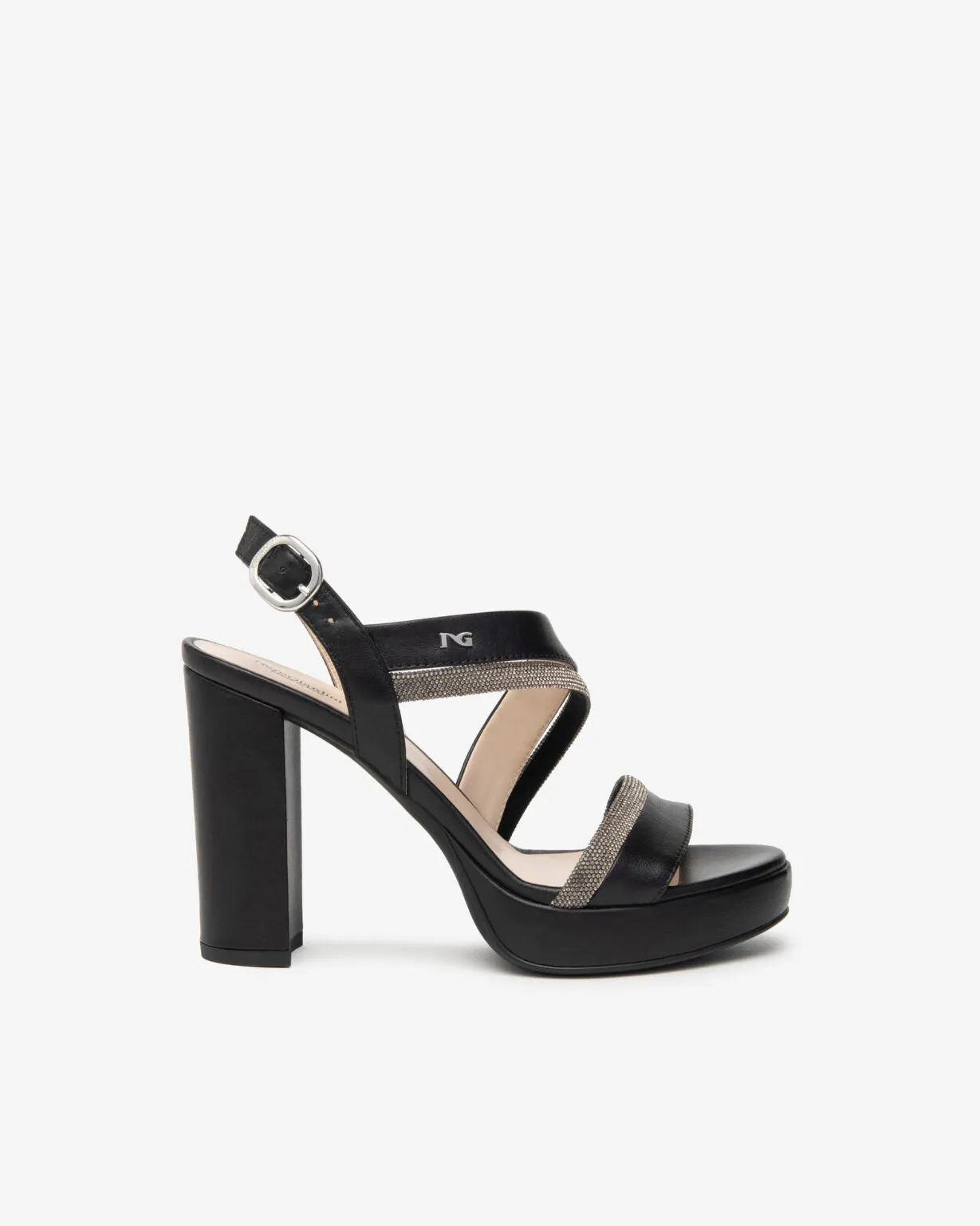 NeroGiardini Sandali donna in pelle-Variante 100|Colore Nero Art.E410220D