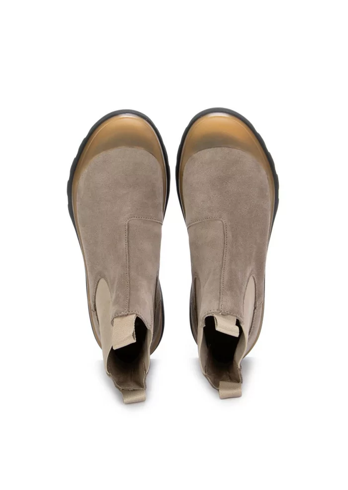 PANCHIC | STIVALETTI CHELSEA CAMOSCIO GRIGIO TORTORA
