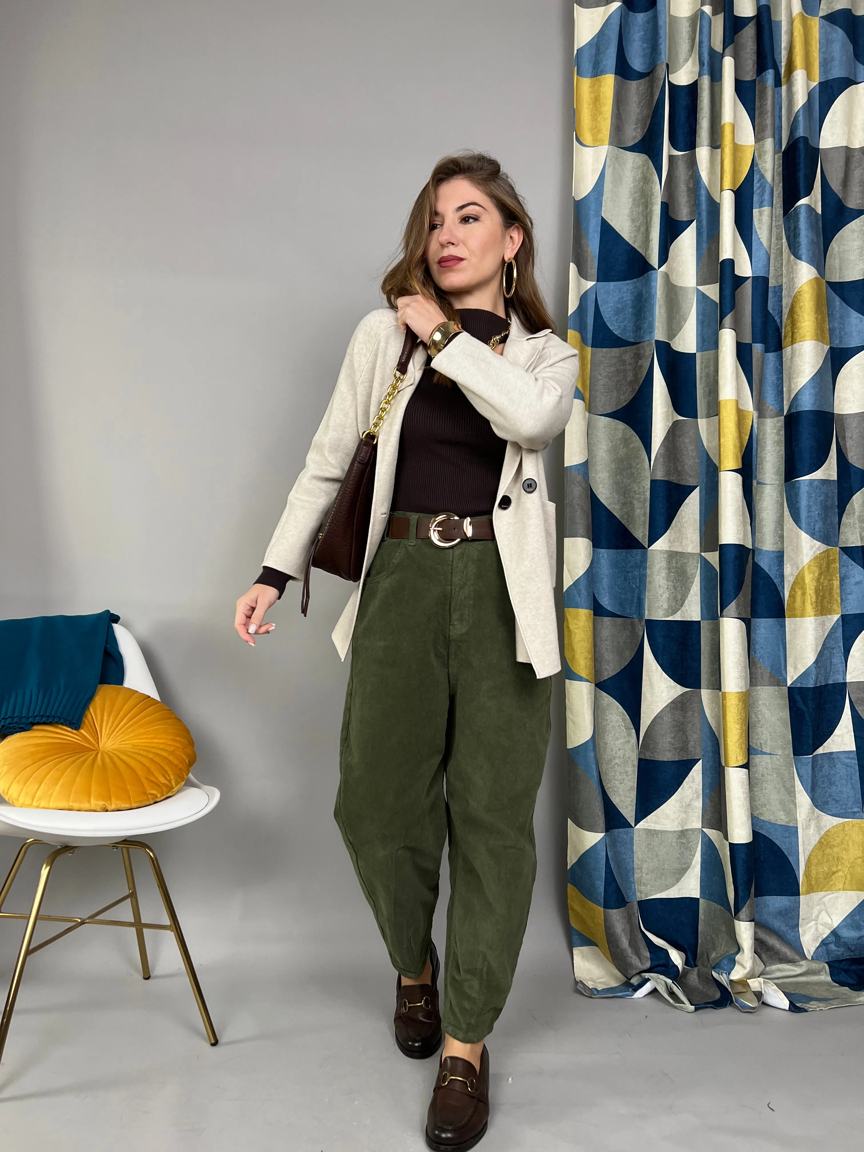 Pantalone in velluto