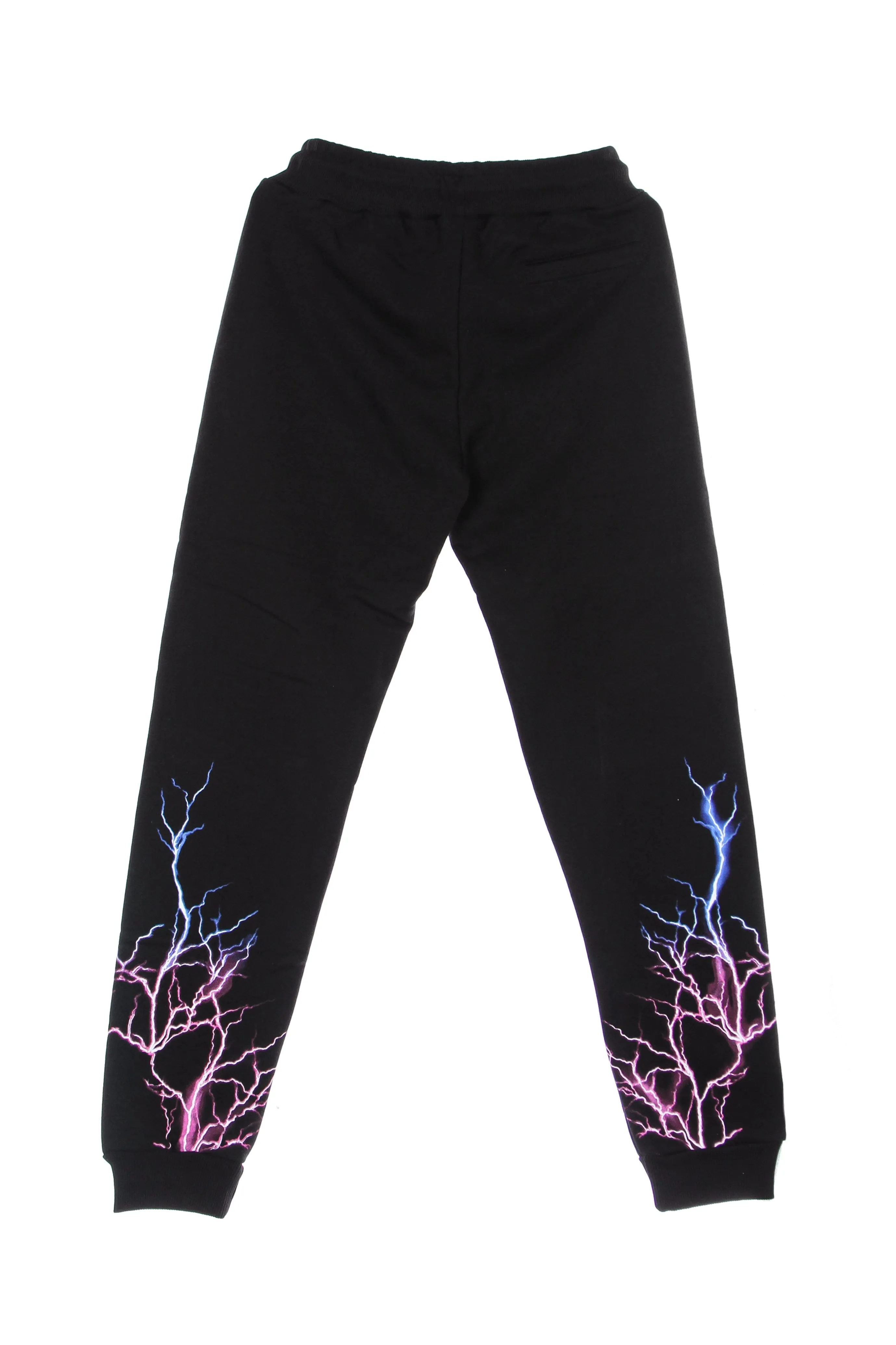 Pantalone Tuta Leggero Uomo Pink Light Blue Lightning Pants Black/pink/light Blue