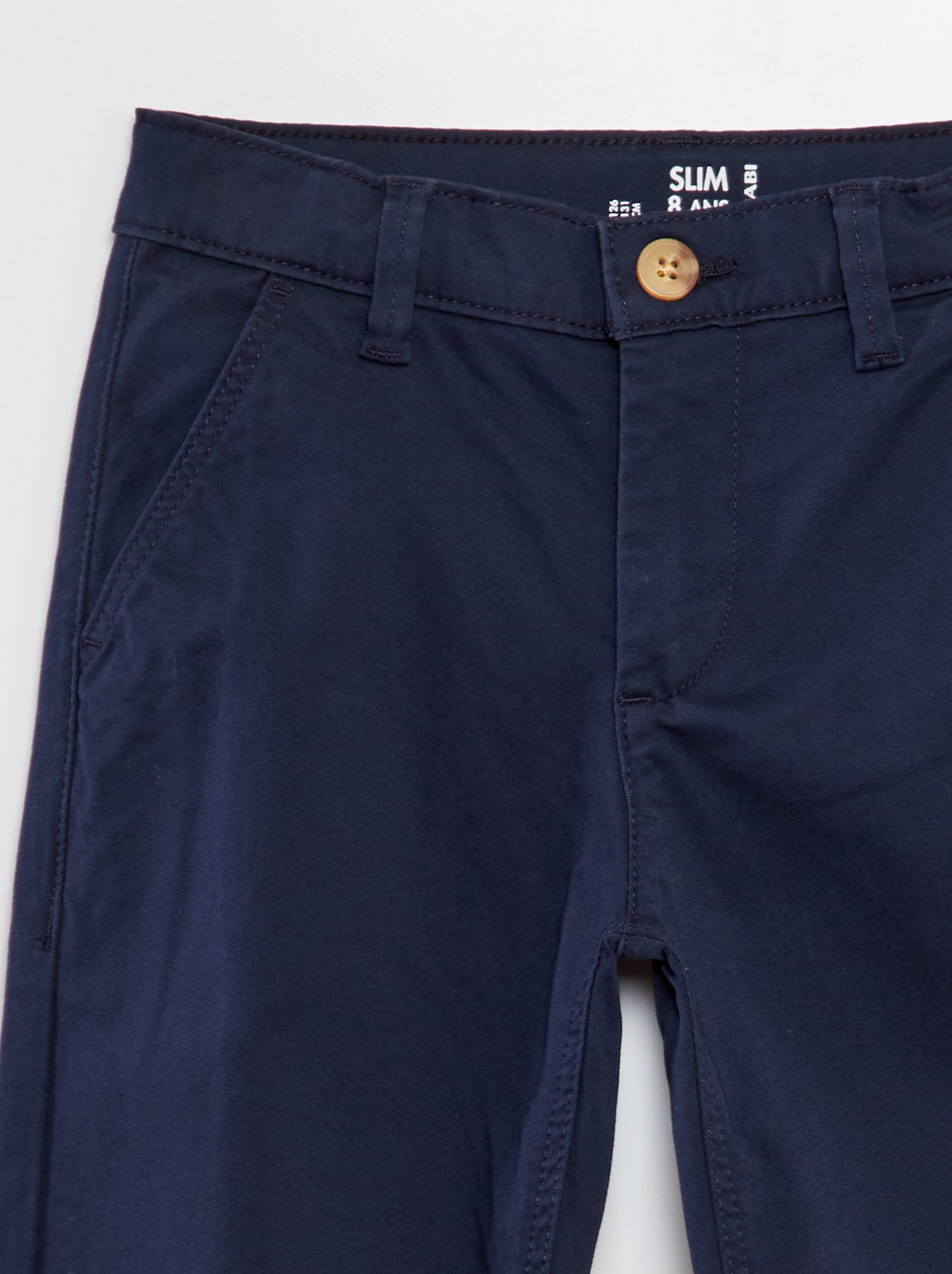 Pantaloni chino slim - blu