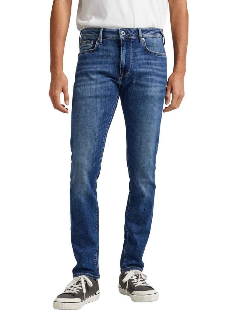Pantaloni Jeans Pepe Jeans Stanley Blu Uomo