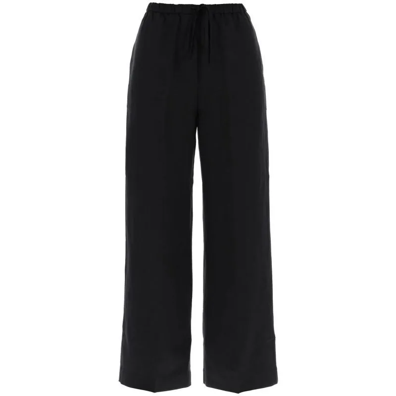 Pantaloni leggeri in lino e viscosa