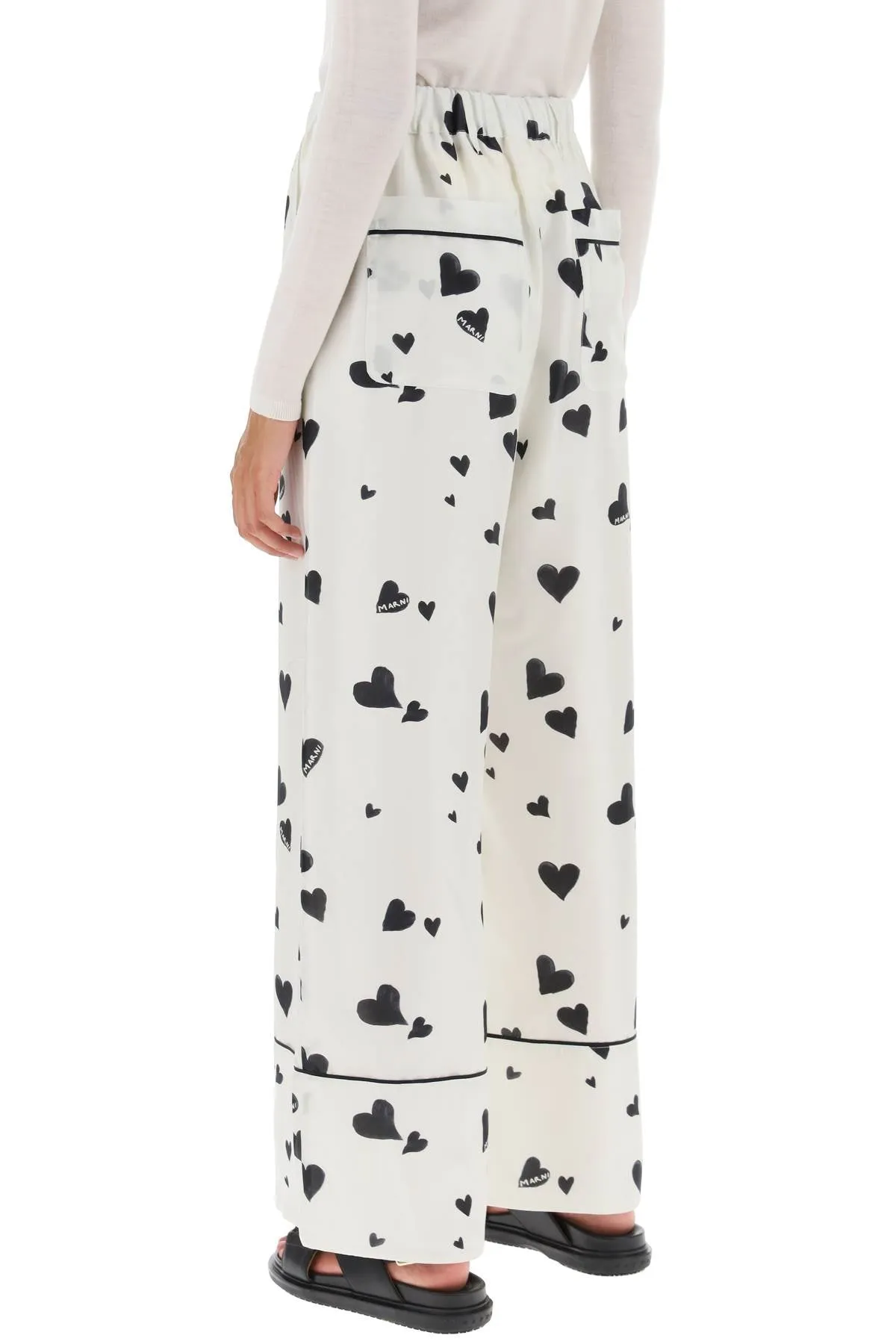 Pantaloni Pigiama Con Motivo Bunch Of Hearts