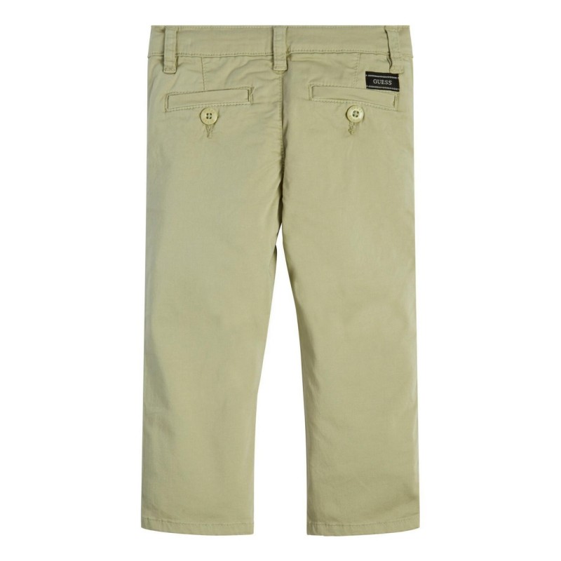 PANTALONI SATEEN CHINO SLIM PER BAMBINI GUESS