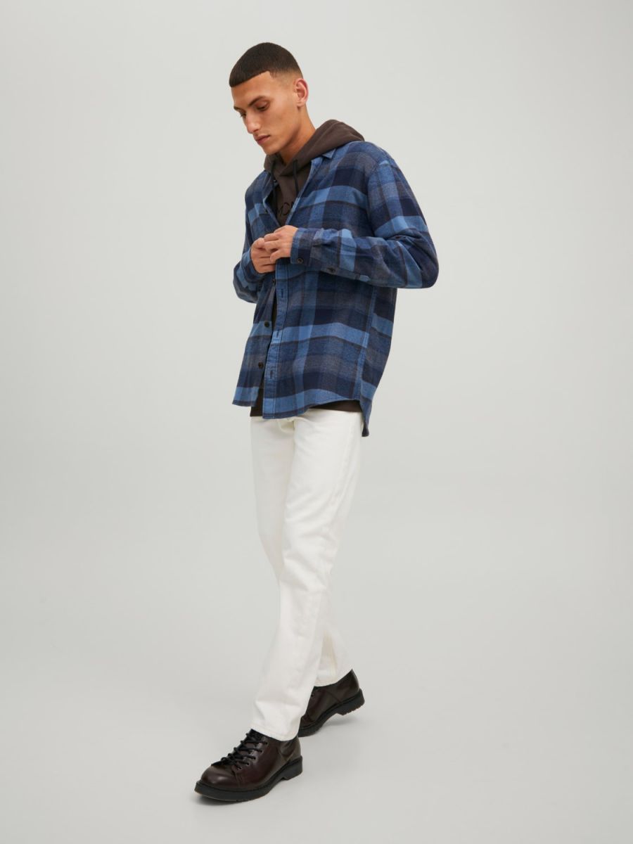PANTALONI Uomo JACK&JONES 12223689 CHRIS ECRU