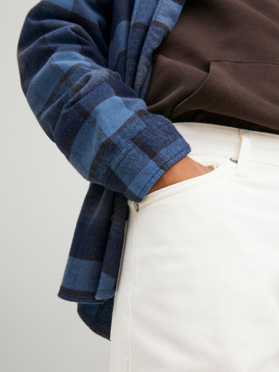PANTALONI Uomo JACK&JONES 12223689 CHRIS ECRU