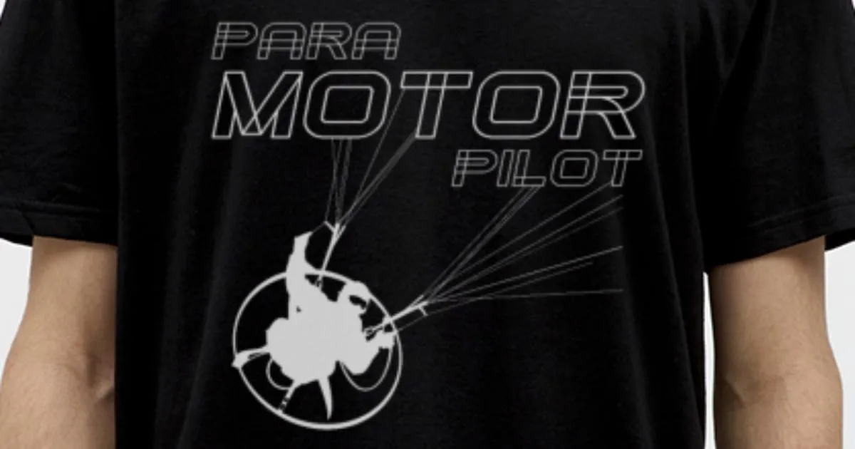 'Paramotore pilota' Maglietta uomo 