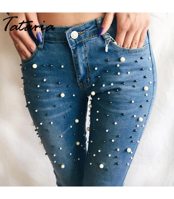 Pearl full denim strappi