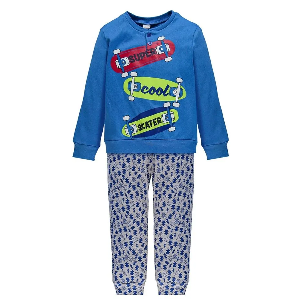 pigiama da bambino 4217 caldo cotone interlock ellepi 