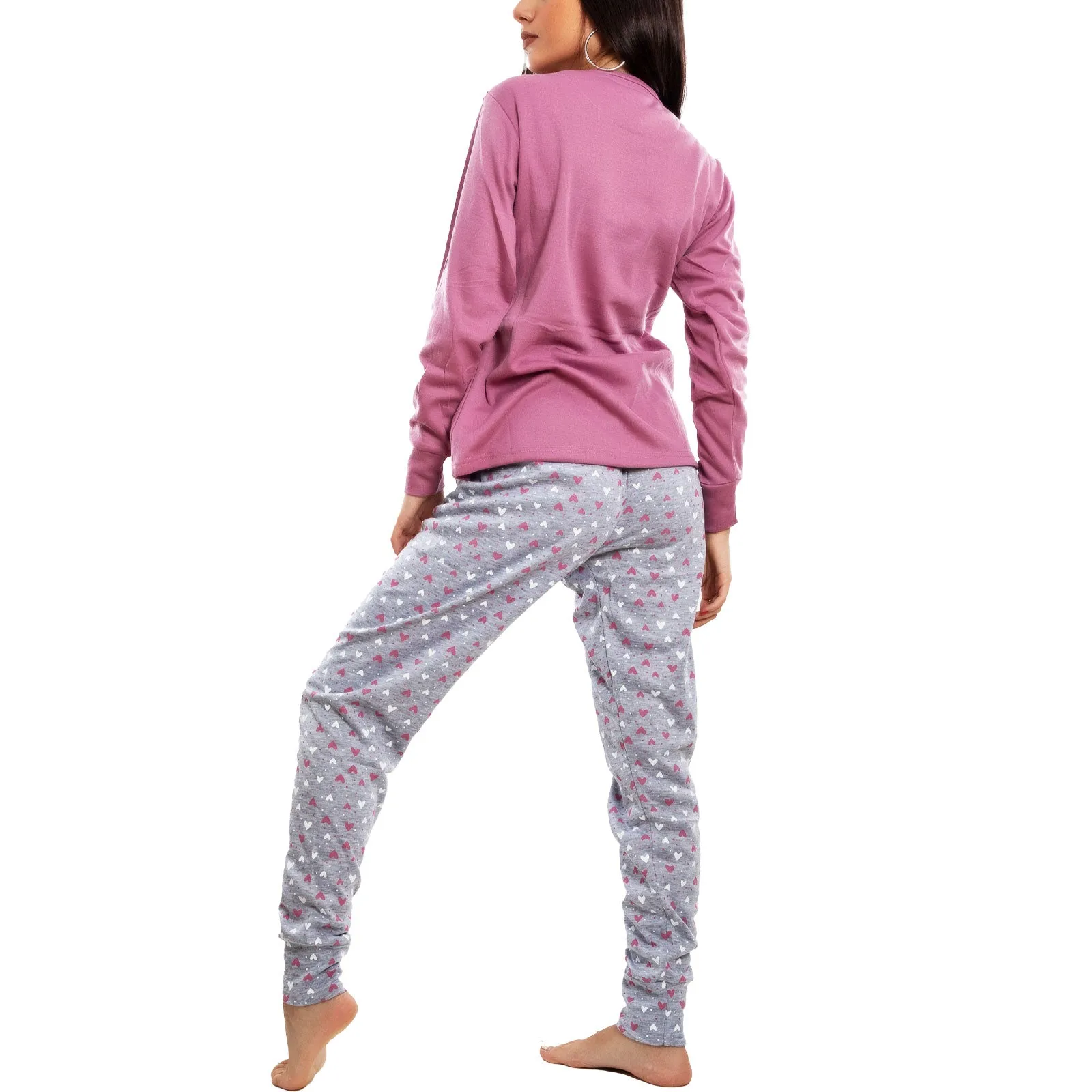 Pigiama Donna Felpatoi Cuori D7786