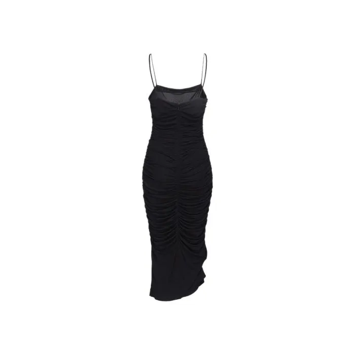 Pinko Abito Longuette Con Spalline Sottili Nero