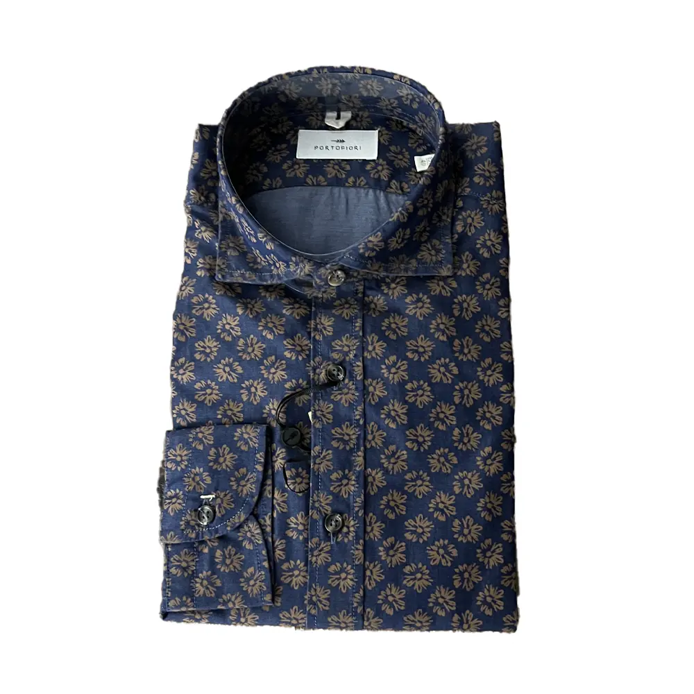 Portofiori camicia uomo Geranio TS2234 003