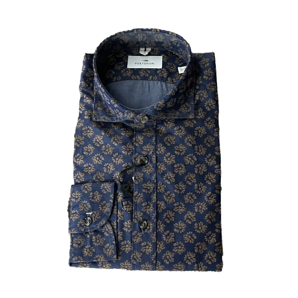 Portofiori camicia uomo Geranio TS2234 003