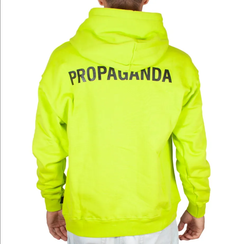 Propaganda Logo Hooded Sweatshirt 21FWPRFE503-29 lime
