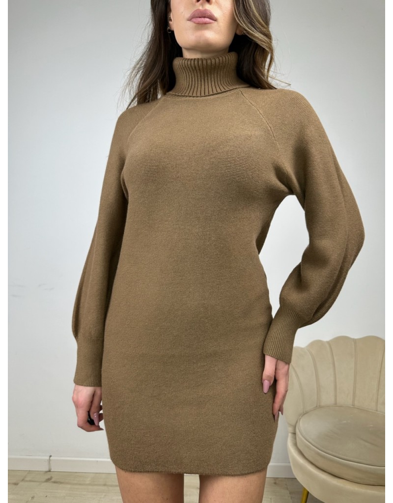 PULL DRESS CARMY CAMEL
