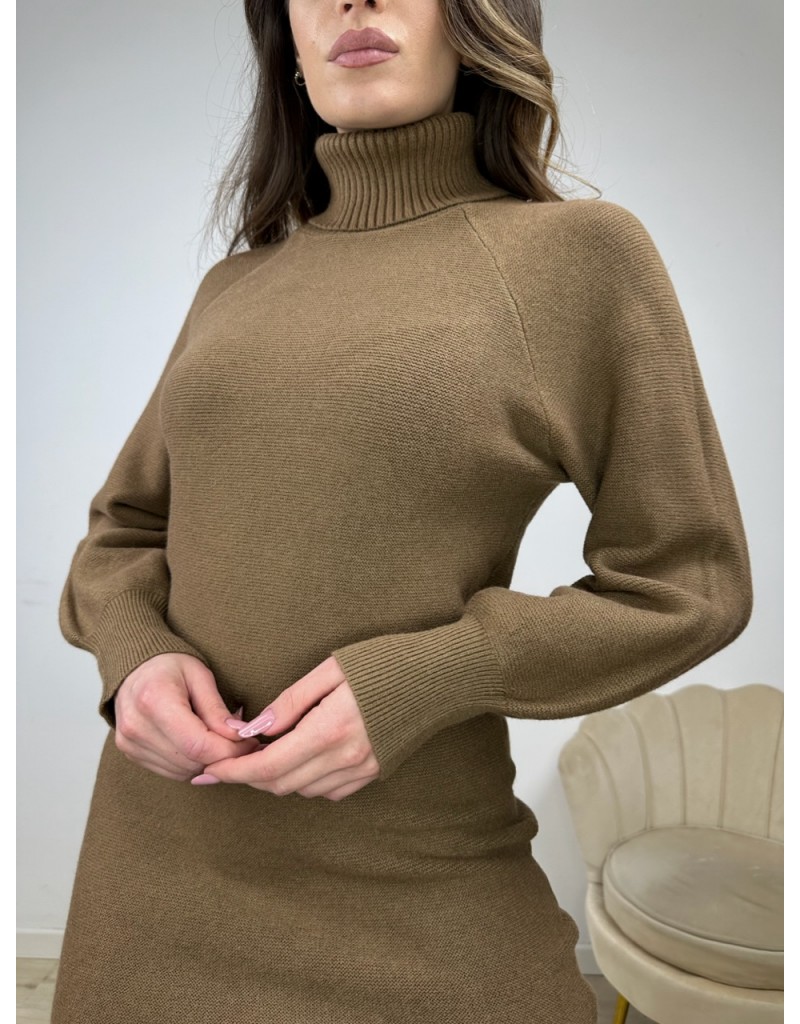 PULL DRESS CARMY CAMEL