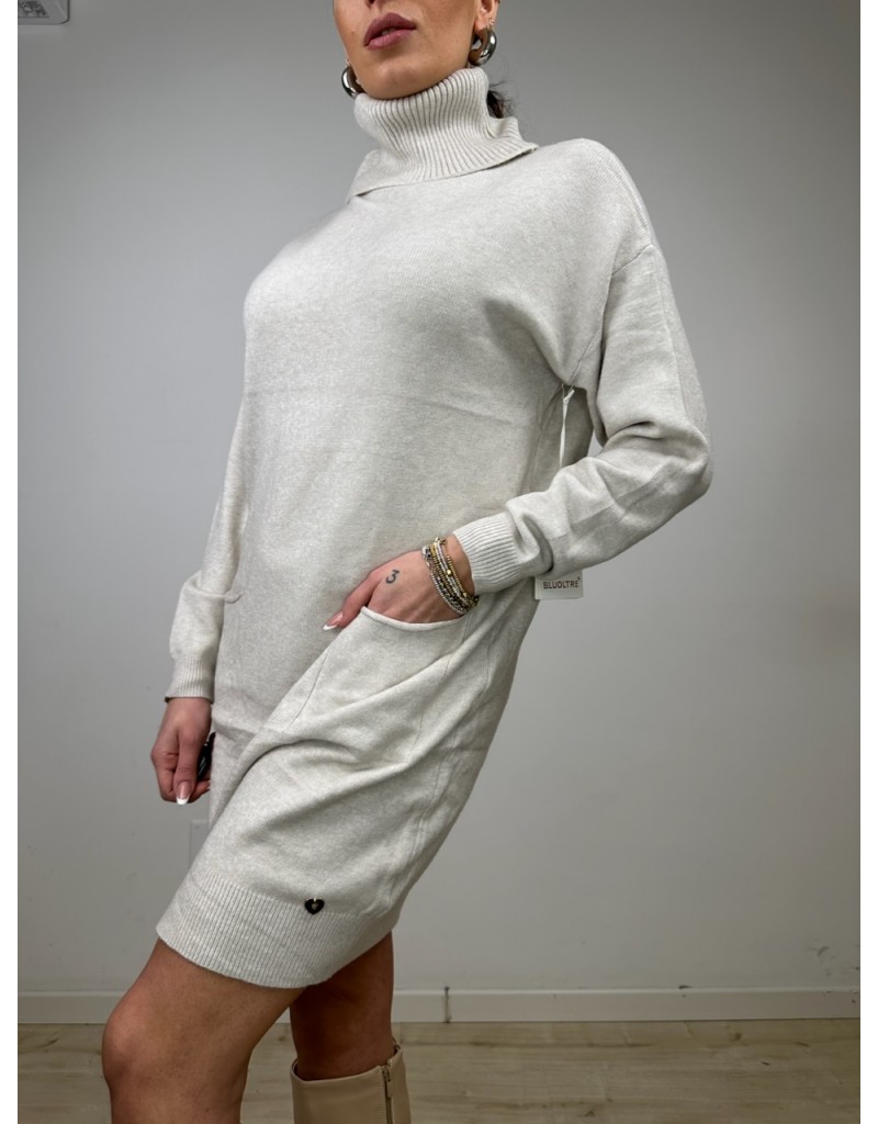 PULL DRESS DANIELA BEIGE
