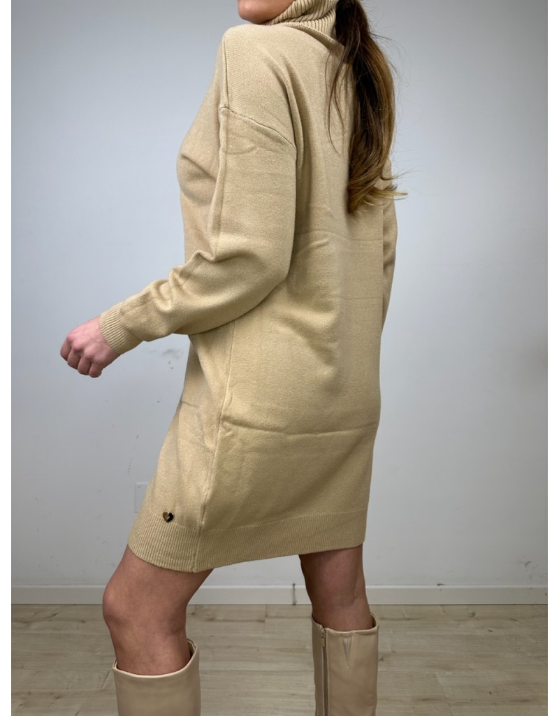 PULL DRESS DANIELA CAMEL