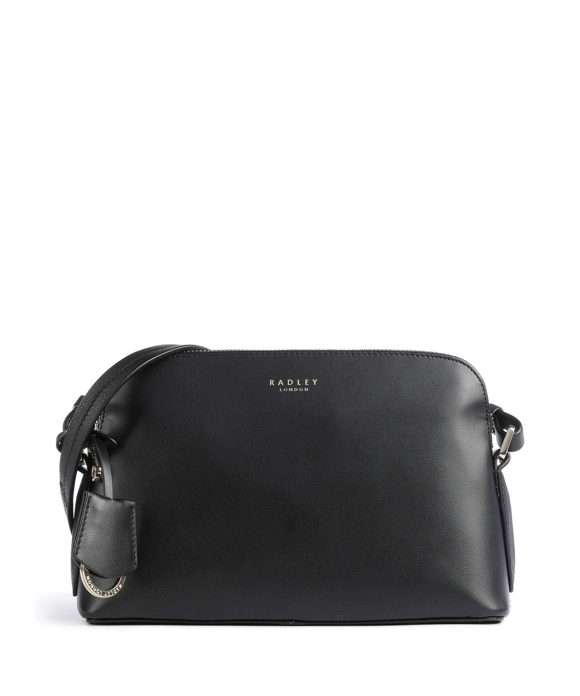  Radley London Liverpool Street Icon Borsa a tracolla pelle a grana fine nero  