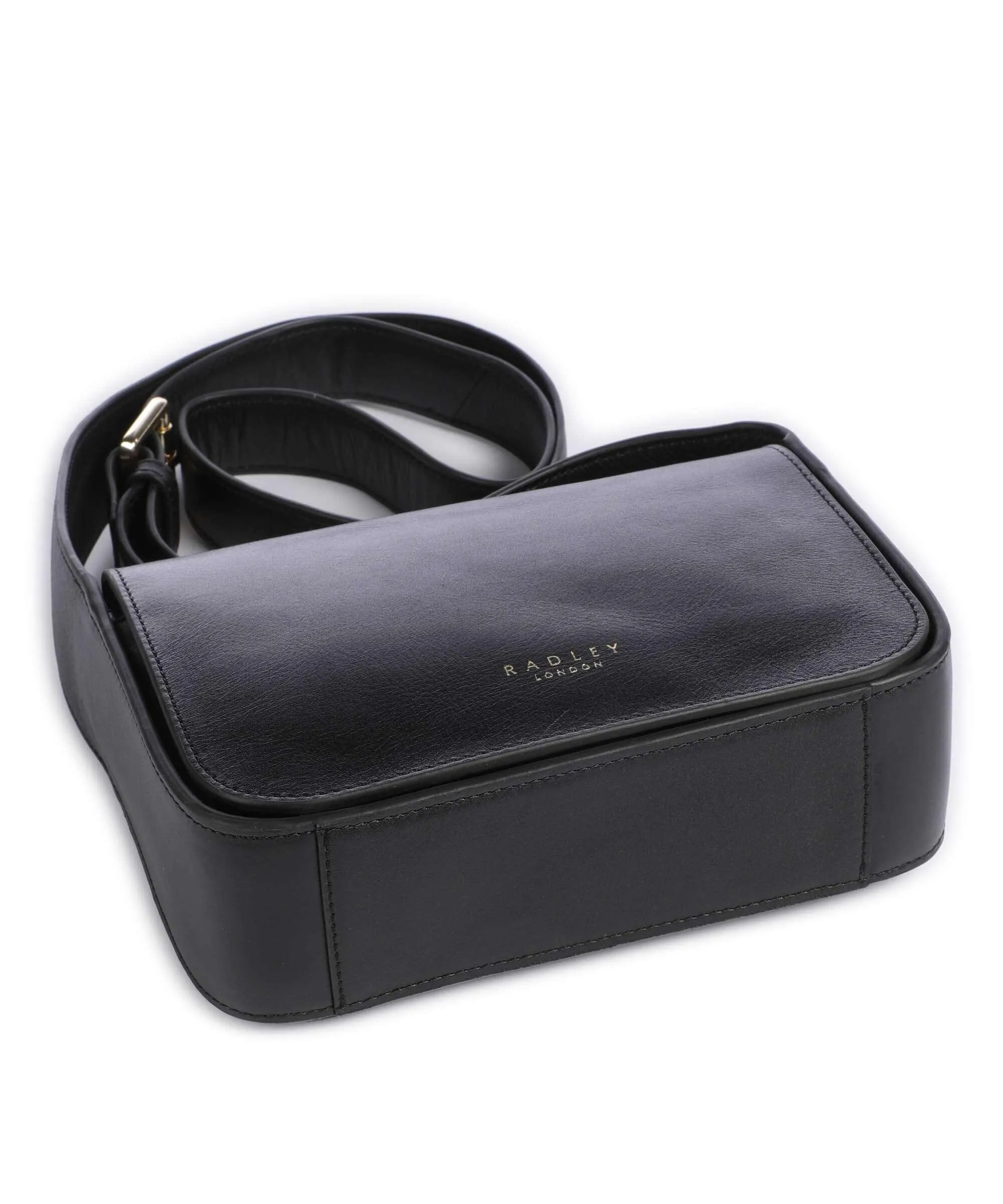  Radley London Westwell Lane Borsa a tracolla pelle di vacchetta finemente grana nero  