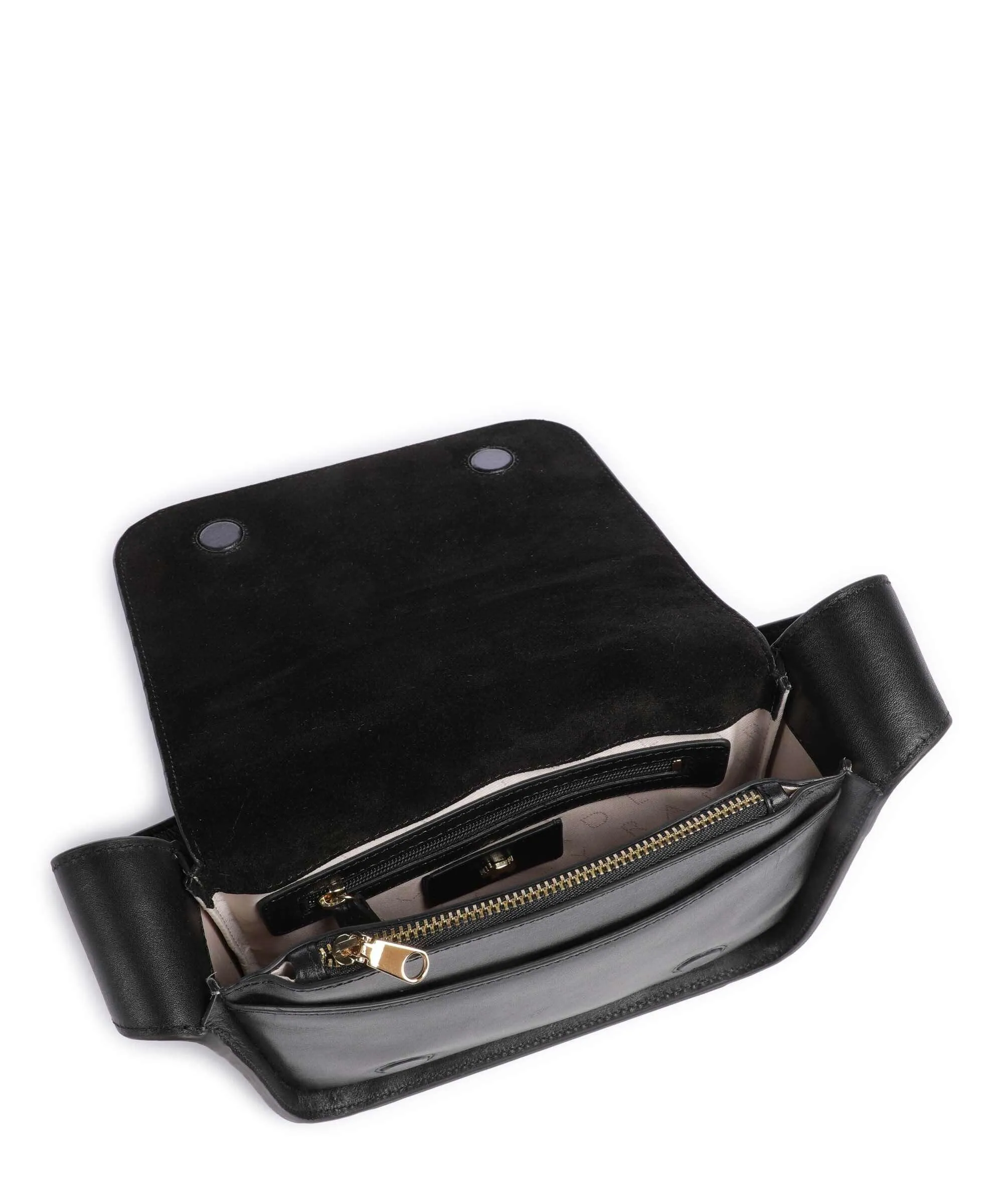  Radley London Westwell Lane Borsa a tracolla pelle di vacchetta finemente grana nero  