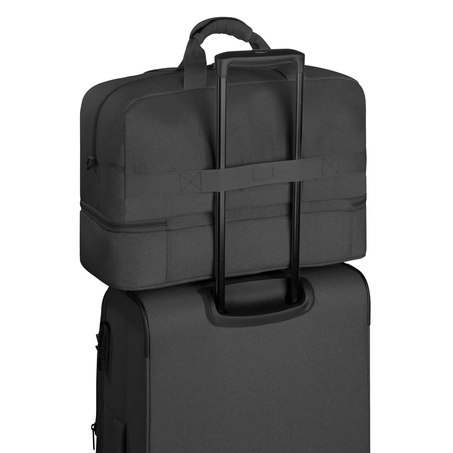 Redolz Essentials 12 Borsa da viaggio Weekender da 50 cm con scomparto inferiore agganciabile