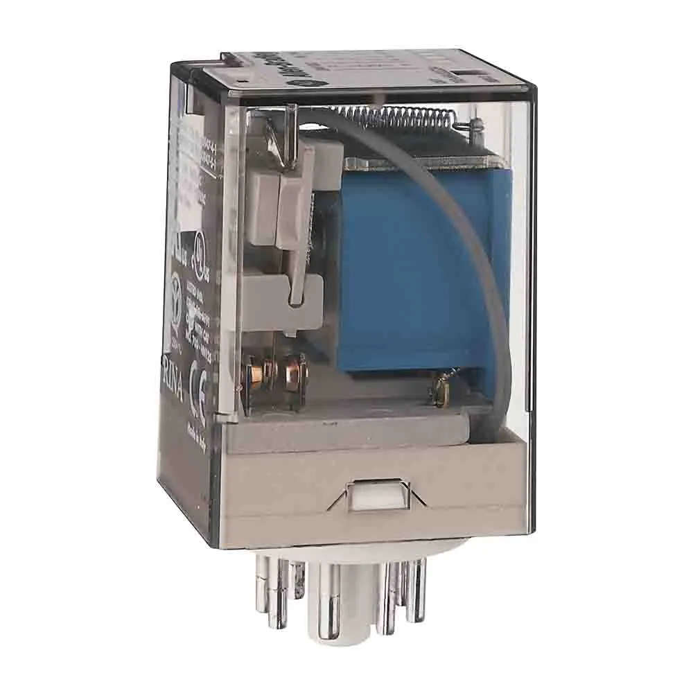 Relè monostabile Allen Bradley serie 700-HA33, 3PDT, bobina 24V ca, A innesto