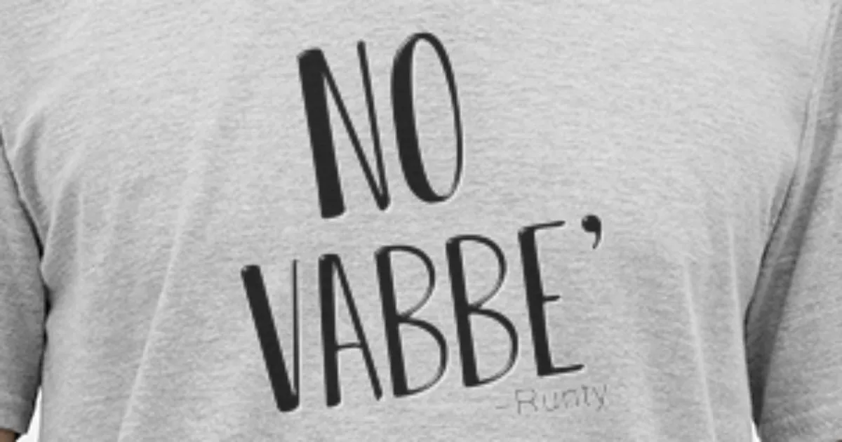 'Runty - No Vabbe'' Maglietta uomo 