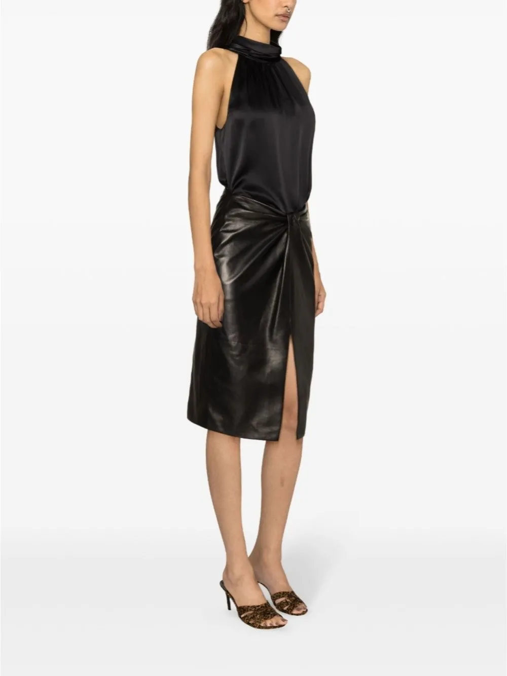   Saint Laurent  Gonna in nappa  