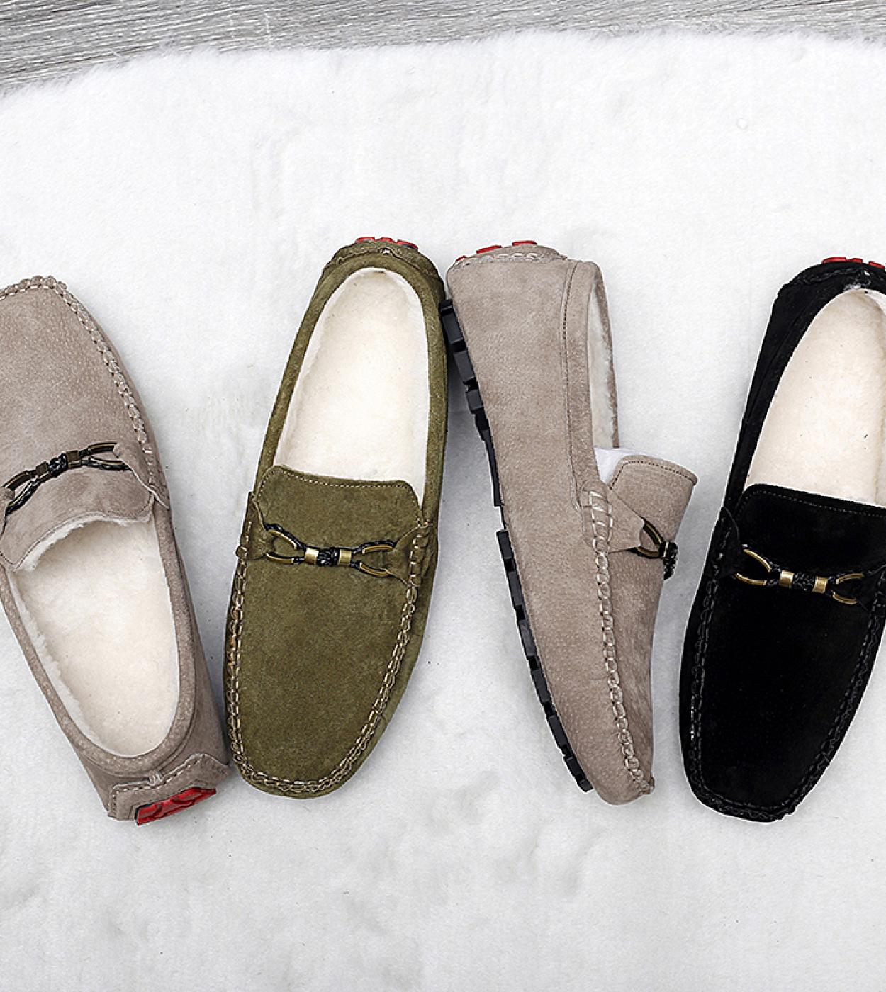 Scarpe casual in pelle da uomo Mocassini Uomo Uomo Scarpe Mocassini Mocassini Inverno