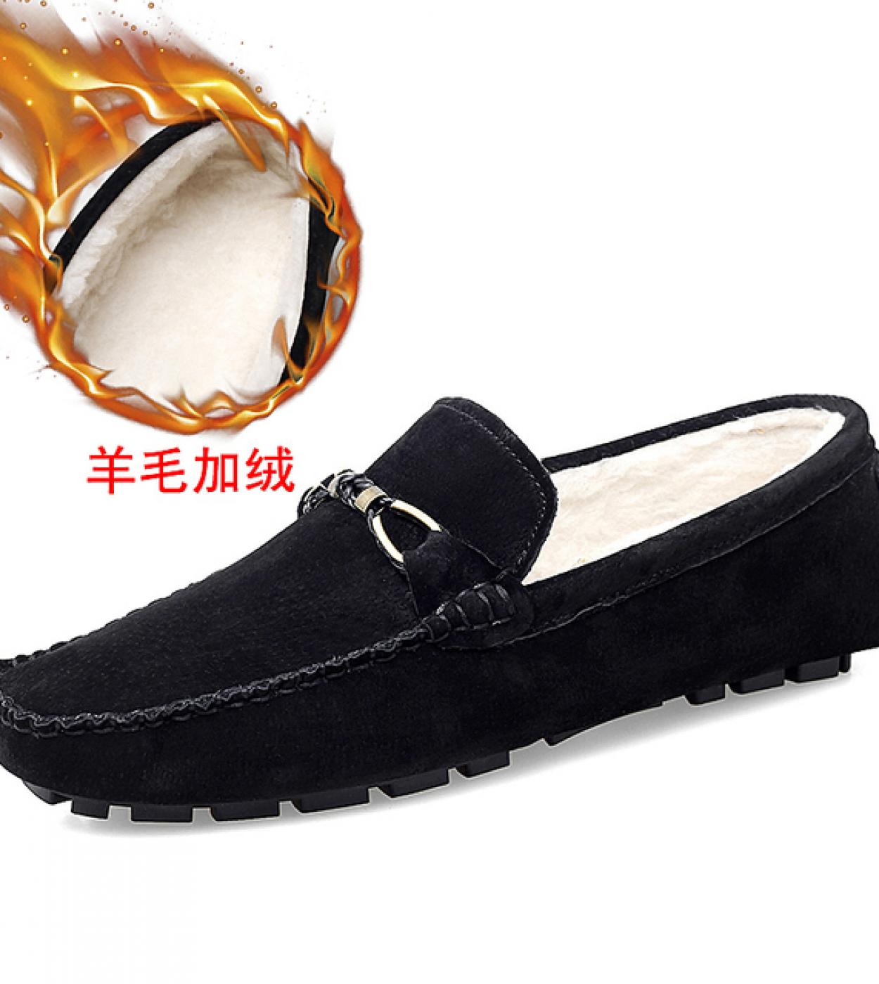 Scarpe casual in pelle da uomo Mocassini Uomo Uomo Scarpe Mocassini Mocassini Inverno