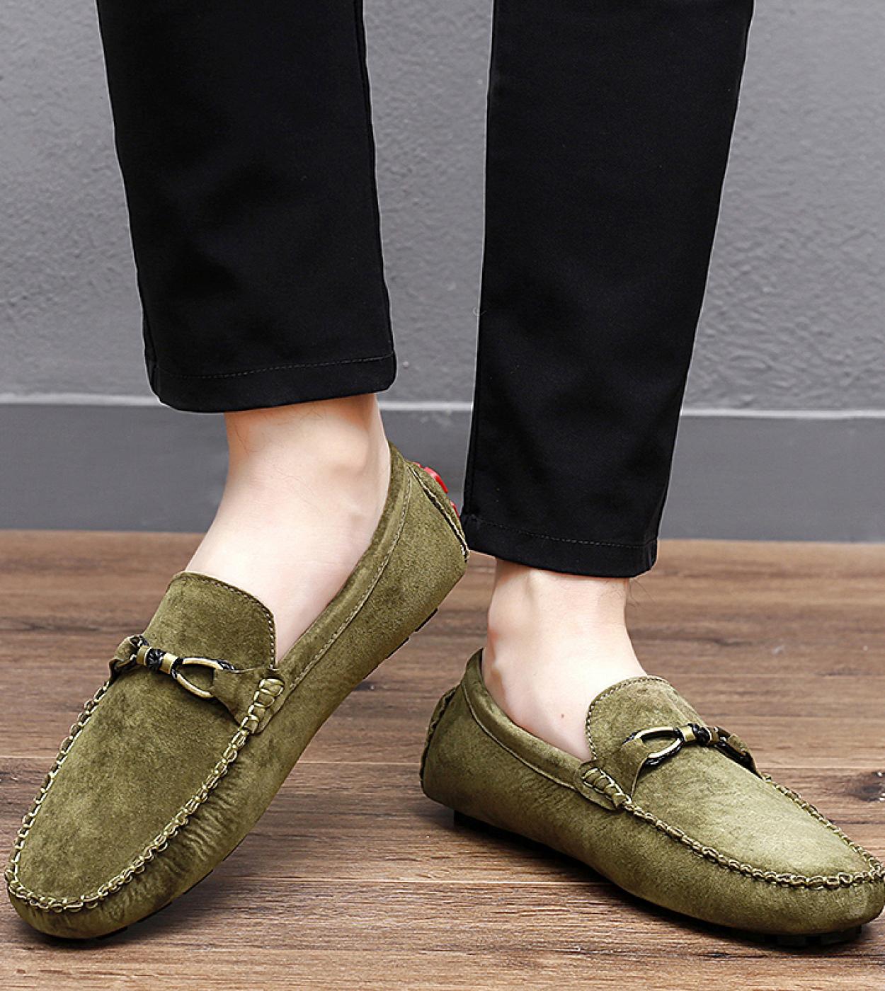 Scarpe casual in pelle da uomo Mocassini Uomo Uomo Scarpe Mocassini Mocassini Inverno